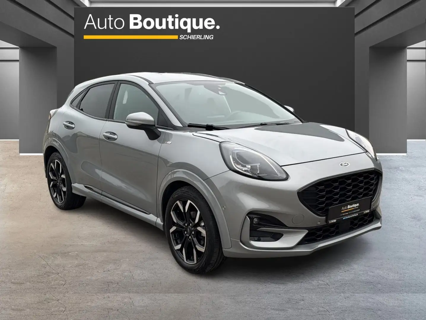 Ford Puma 1.0 EcoBoost Hybrid S&S aut. ST-Line/DAB/+ Silber - 2