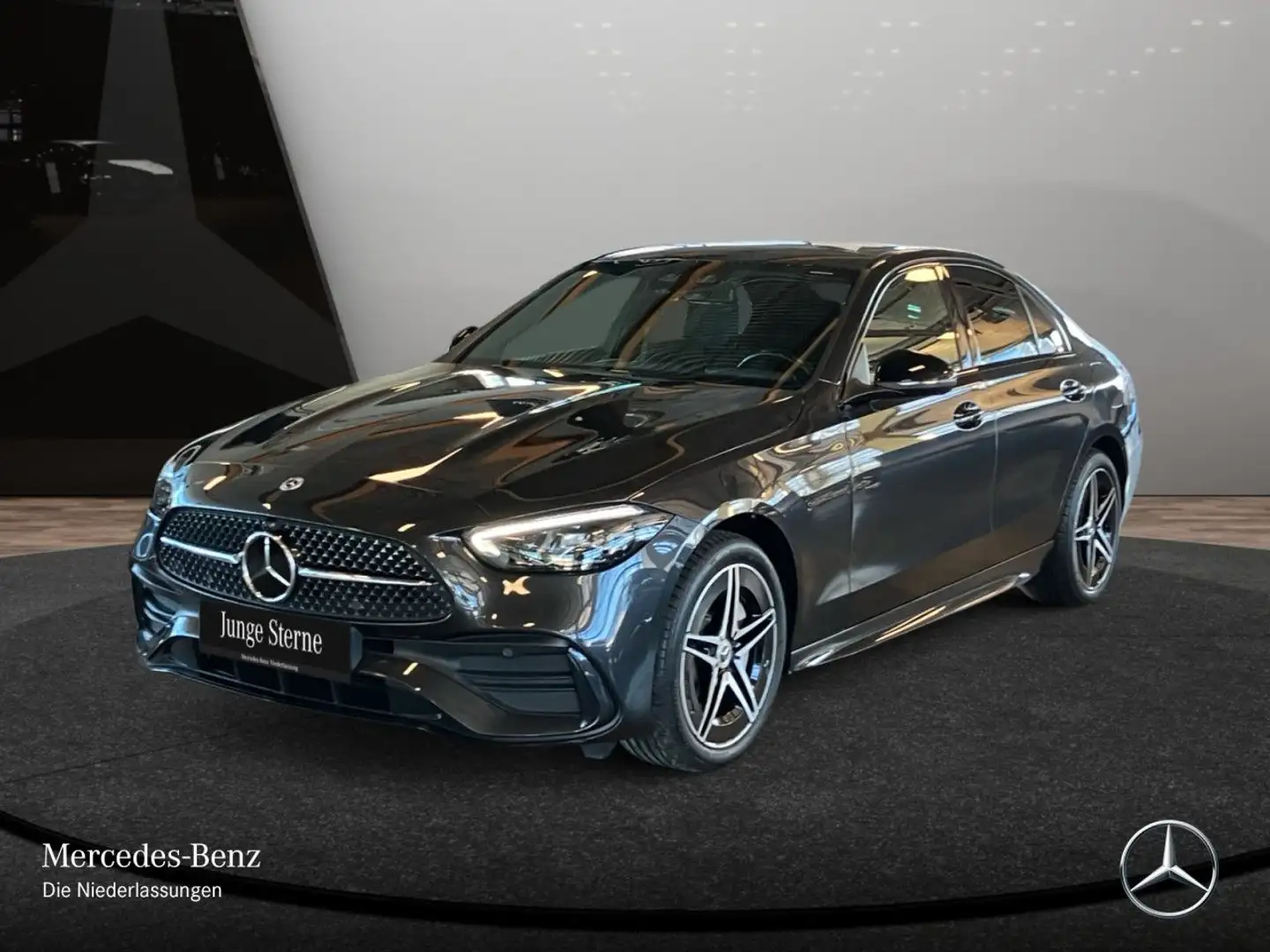 Mercedes-Benz C 300 e AMG+NIGHT+LED+KAMERA+KEYLESS+9G Grau - 2