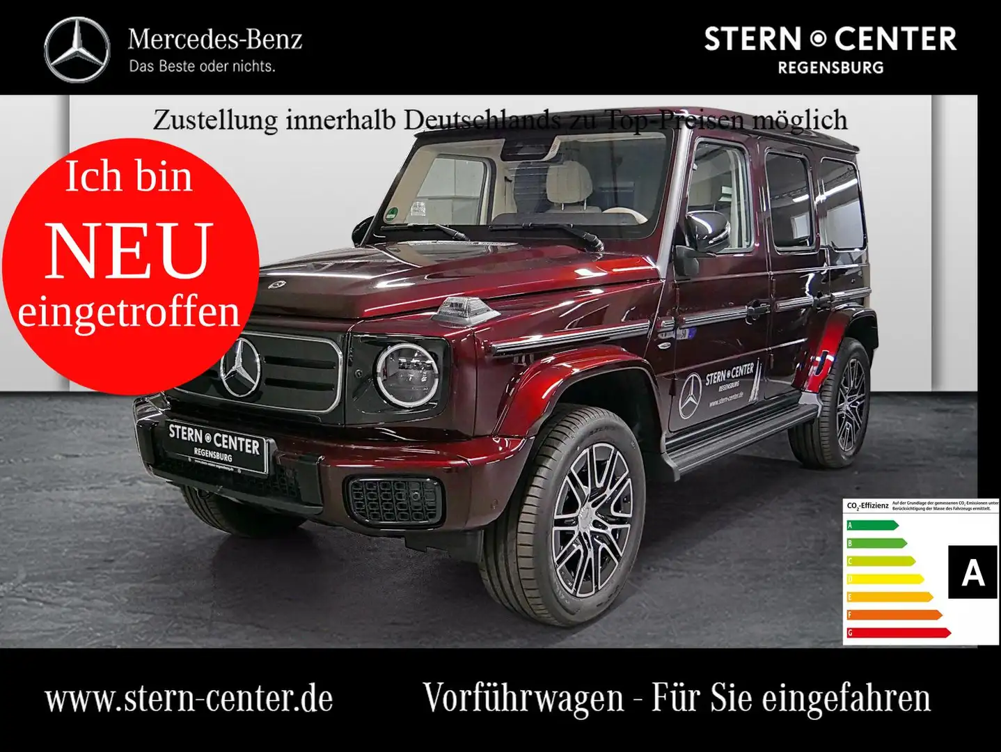 Mercedes-Benz G 580 EQ AMG SUPERIOR+FOND TV+MASSAGE+DISTRONIC+ Červená - 1