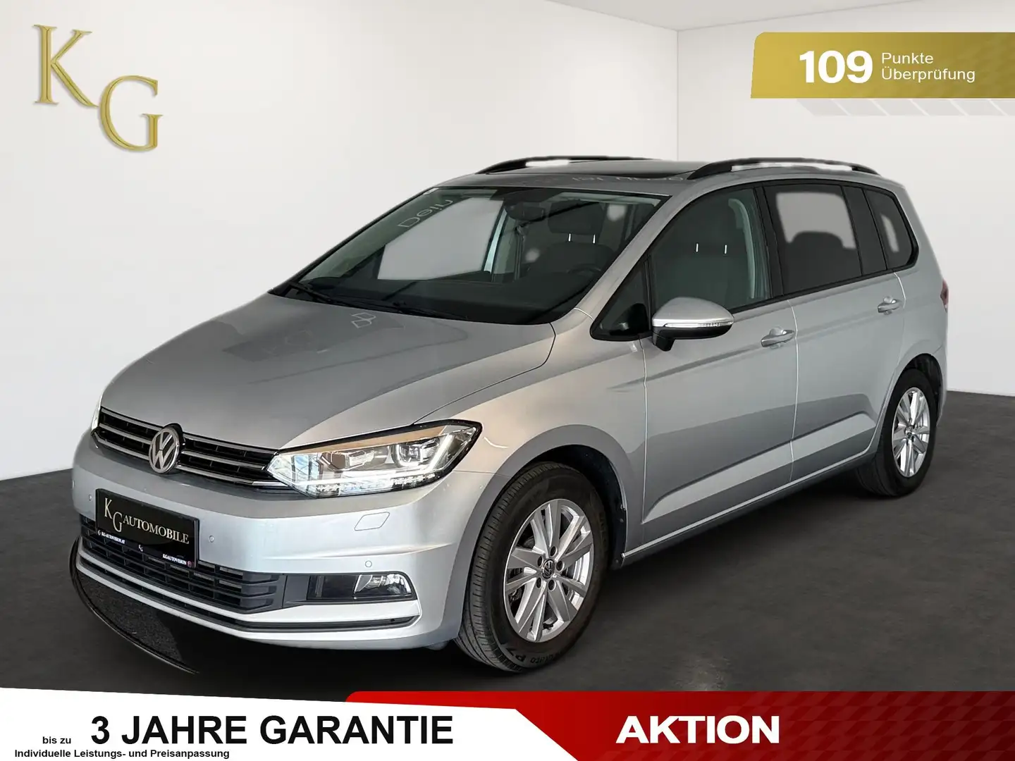 Volkswagen Touran 2.0 TDI DSG 7-Sitzer ab ca. 196€ monatlich Silber - 1