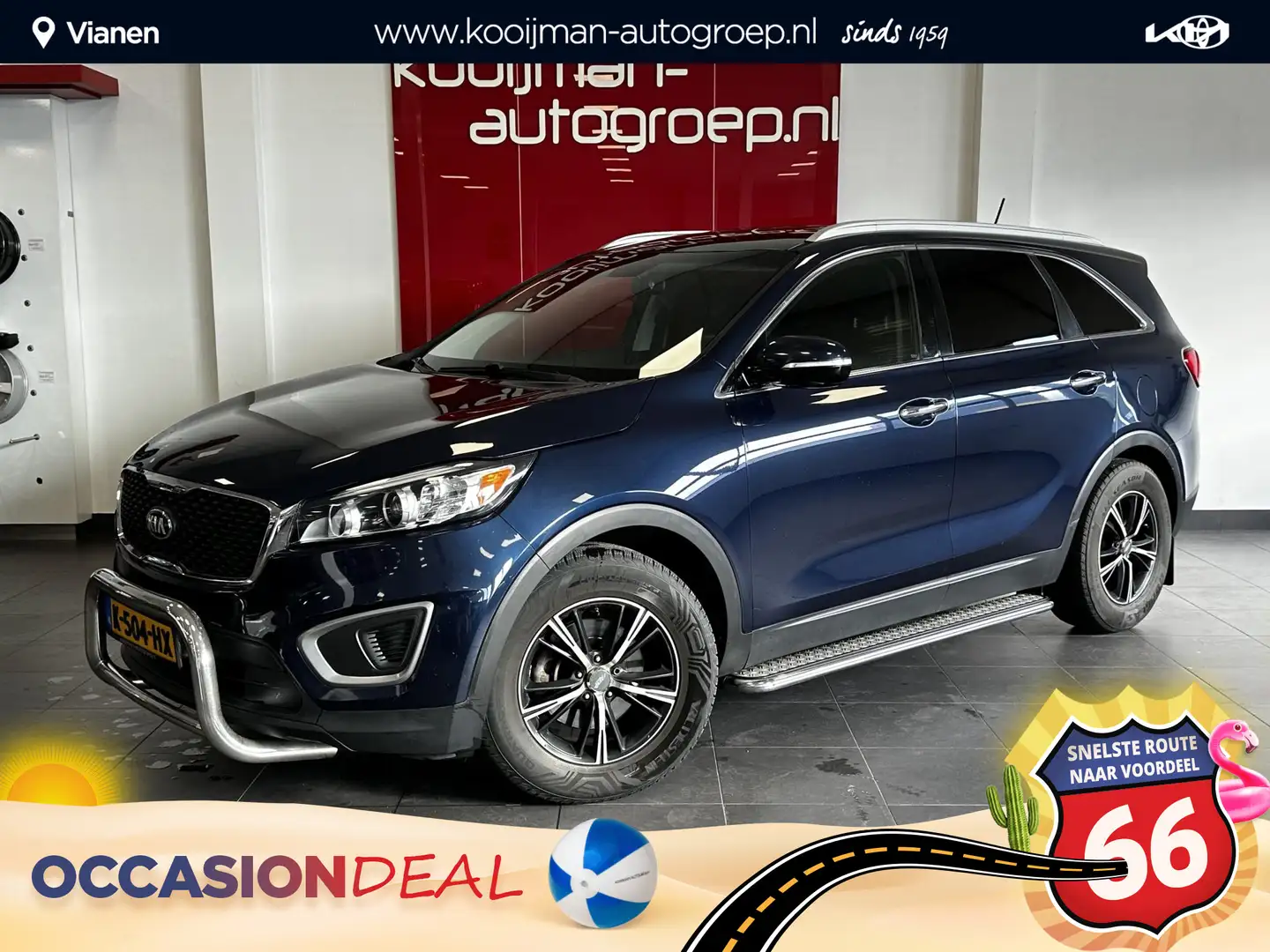 Kia Sorento 3.3 V6 Automaat Dynamic Écht Úniek! 1 Exemplaar va Bleu - 1