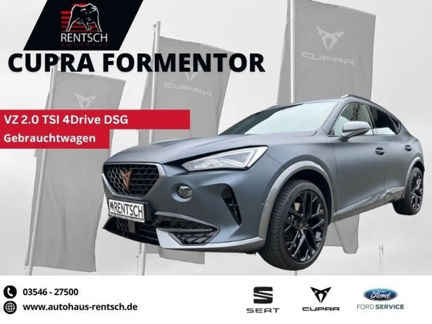 CUPRA Formentor VZ 2.0 TSI 4Drive DSG *AHK*DCC*LED*SHZ Grijs - 1