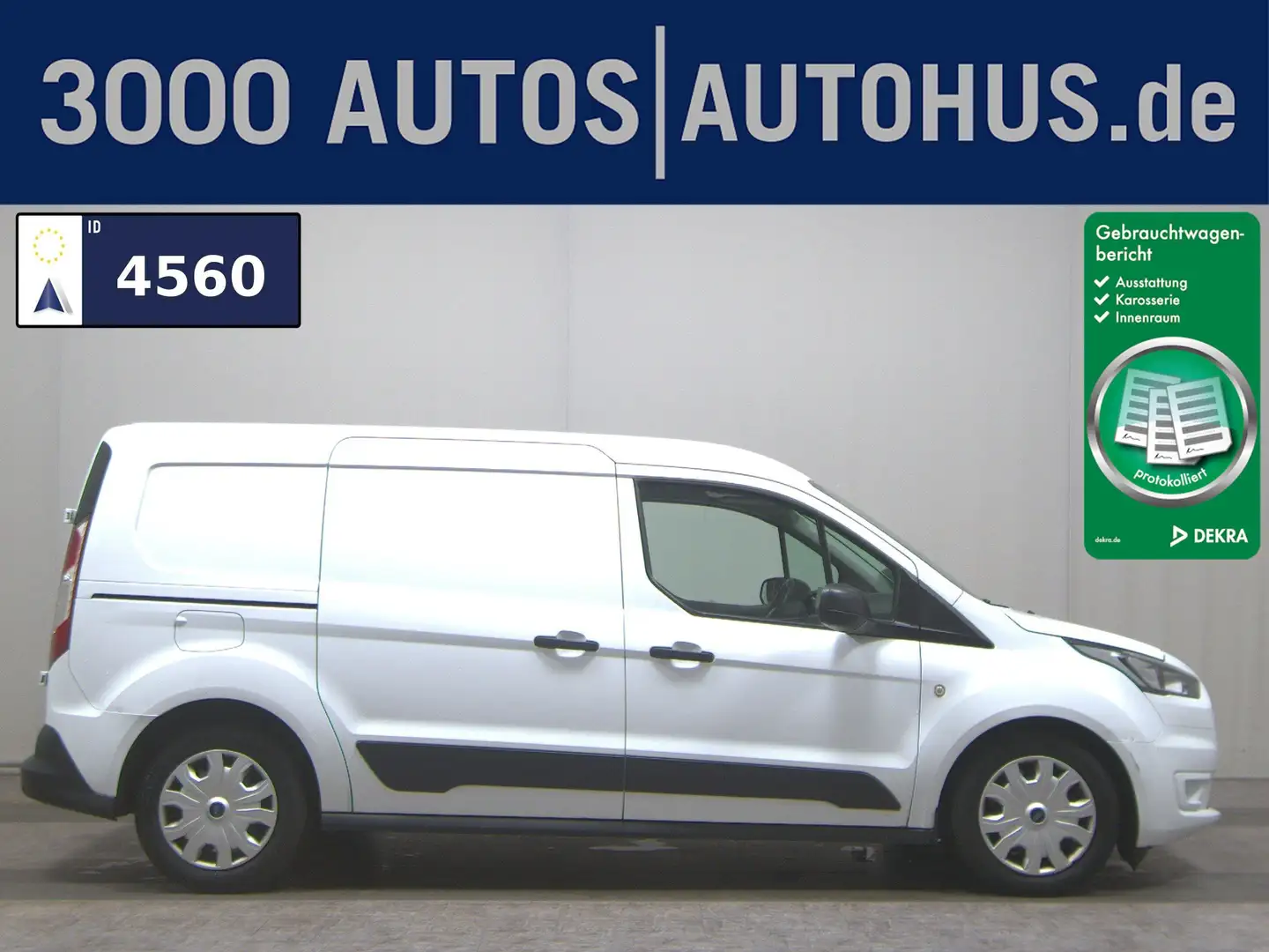 Ford Transit Connect 1.5 EB Trend L2 3-Sitze Regale Weiß - 1