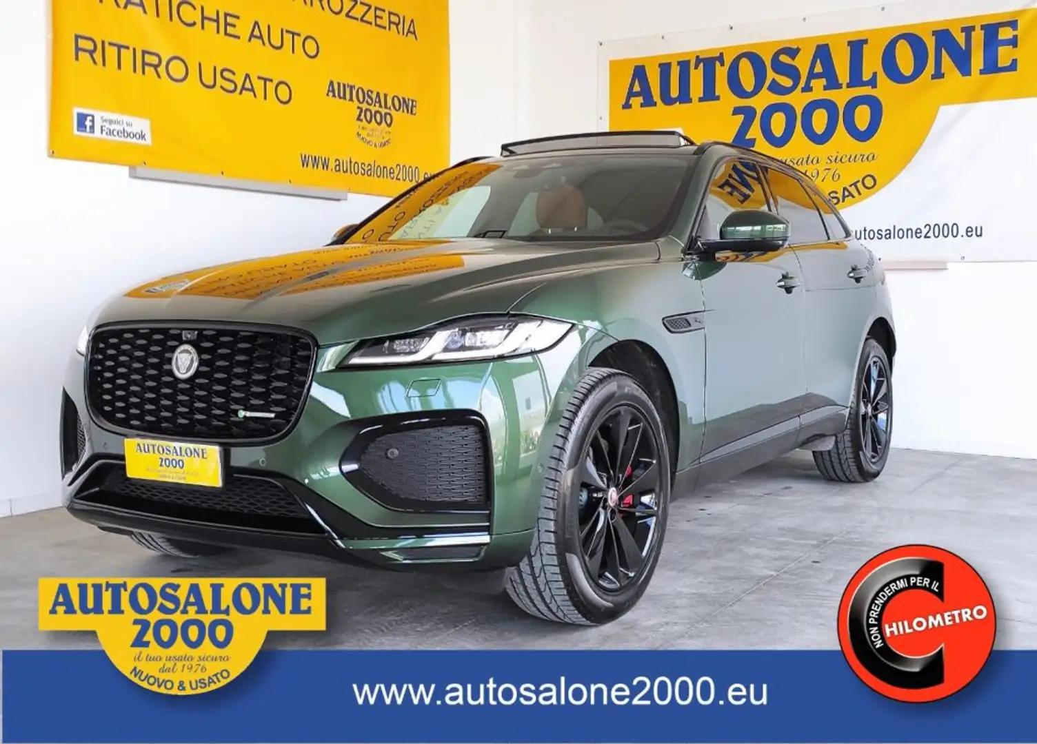 Jaguar F-Pace 2.0 D 204 CV AWD aut. R-Dynamic SE GREENSTONE Verde - 1