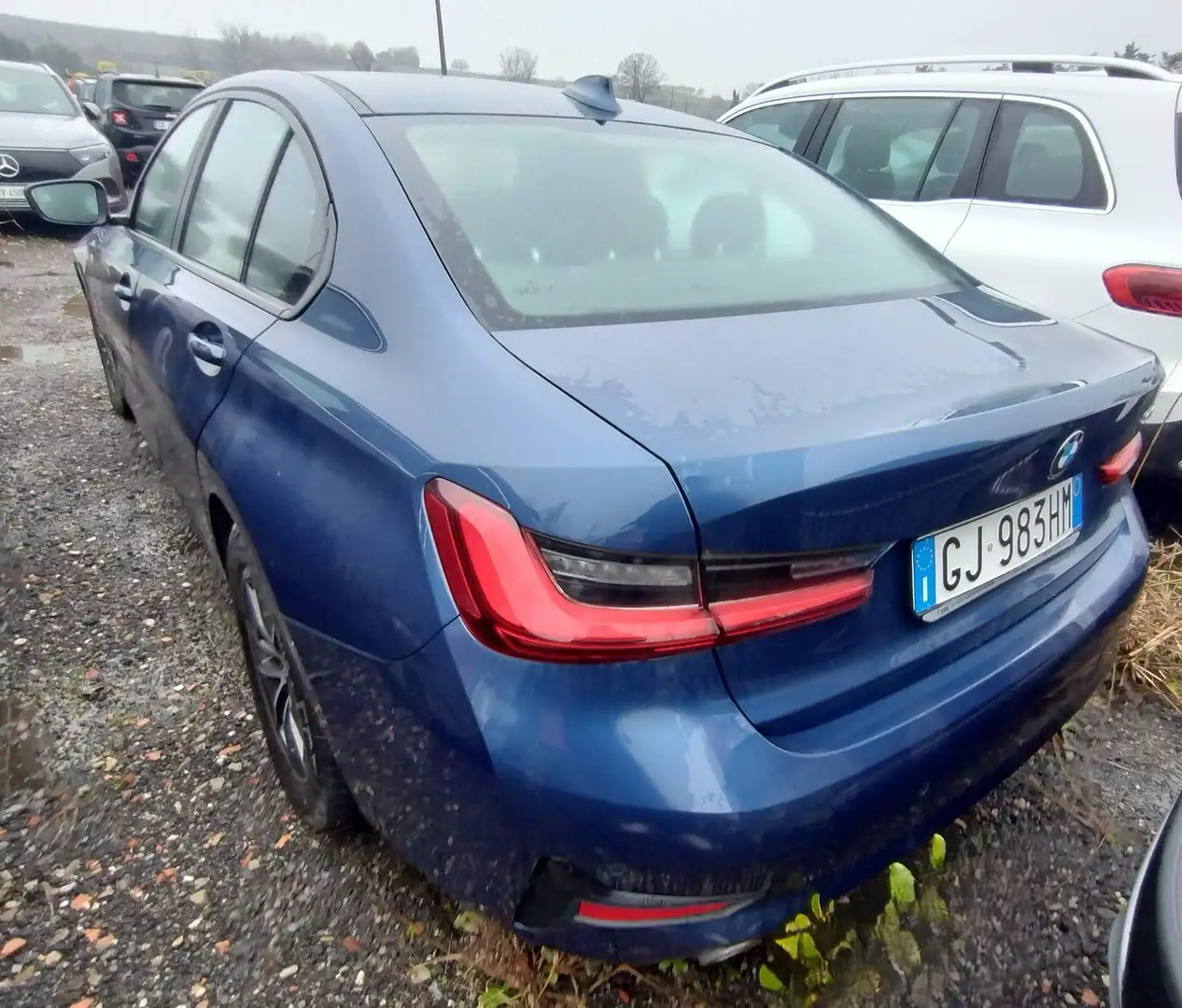 BMW 316 Serie 3 Berlina Business Advantage 316d mhev auto Bleu - 2