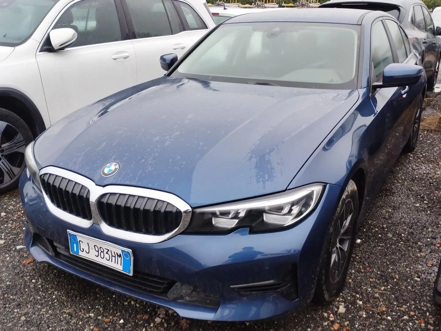 BMW 316 Serie 3 Berlina Business Advantage 316d mhev auto Bleu - 1