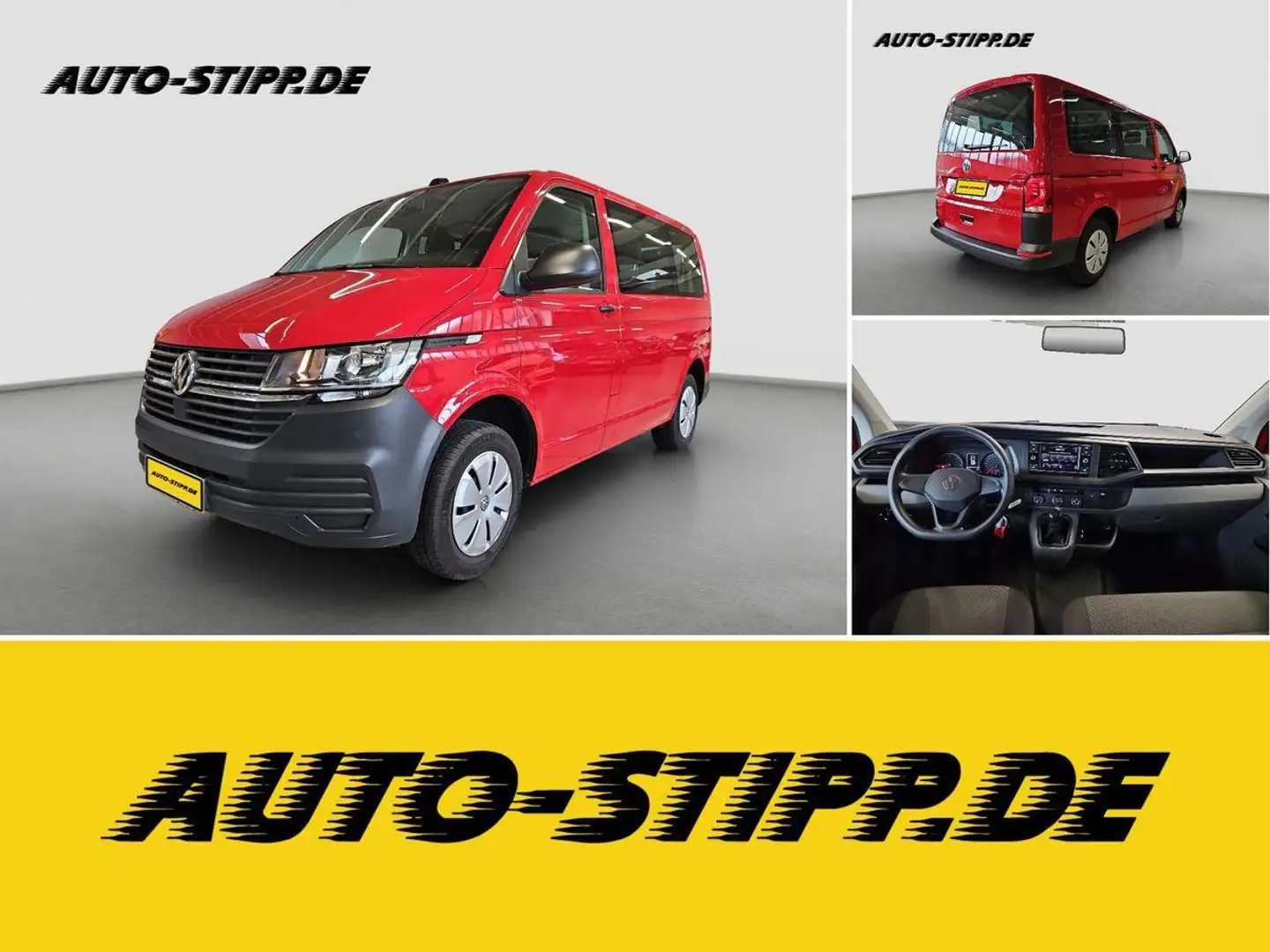 Volkswagen T6.1 Kombi 2.0TDI RFK DAB BLUET PDC APP-CONNECT Rouge - 1
