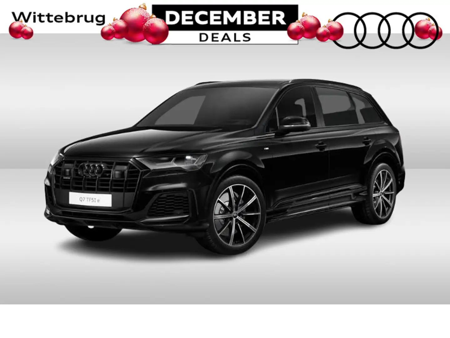 Audi Q7 55 TFSI e 381PK quattro S Line | Panoramadak | Lee Nero - 1
