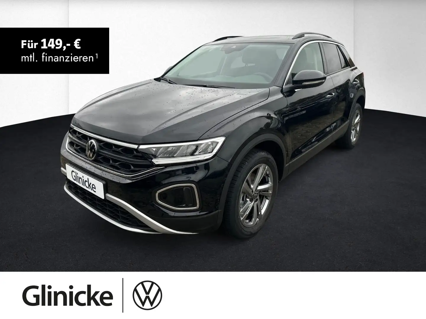 Volkswagen T-Roc Life 1.5 TSI DSG ACC+LM+Rückfahrk.+Carplay Schwarz - 1