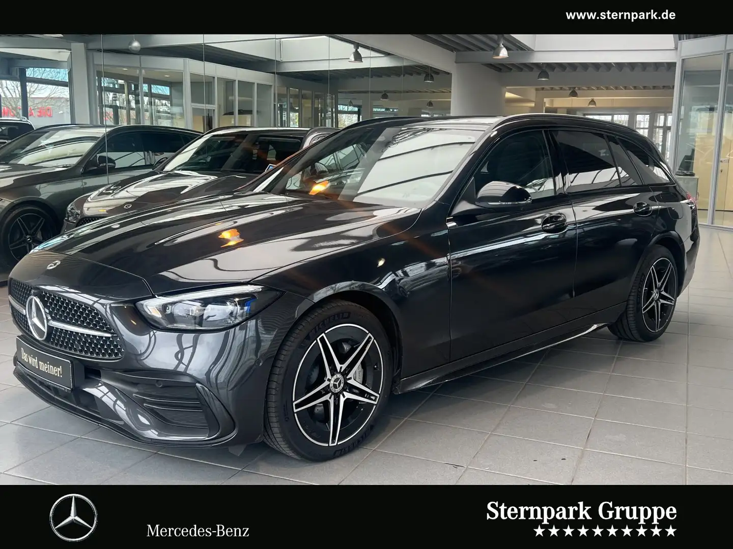 Mercedes-Benz C 300 C 300 de T 4M AMG AHK*Pano*Dist*Memo*Digital*360 Gris - 1