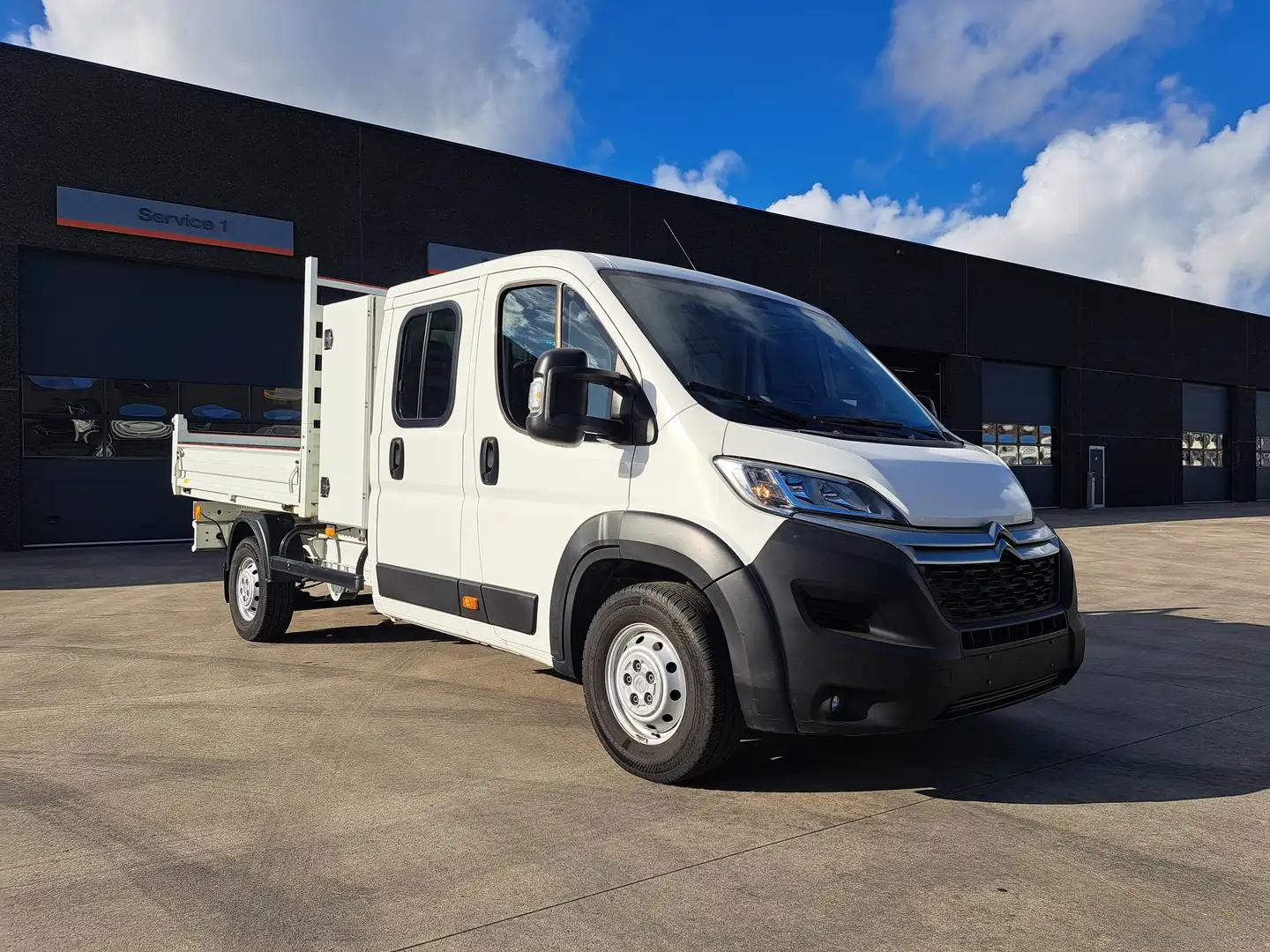 Citroen Jumper 2.2 kipper dub. cabine open bak Bianco - 1
