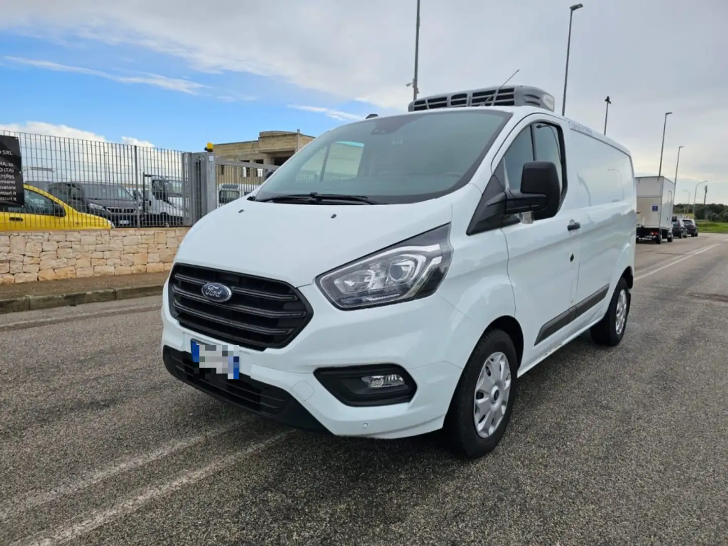 Ford Transit Custom 2.0 EcoBlue 130 PC FRIGO 0° RIVAGOLD Blanc - 1