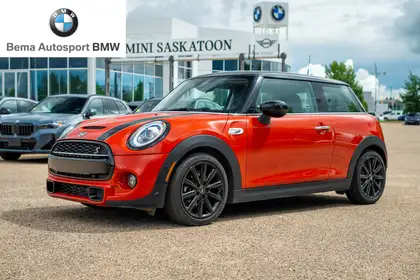 Orange 2021 MINI Cooper Hatchback Front-Wheel Drive Automatic