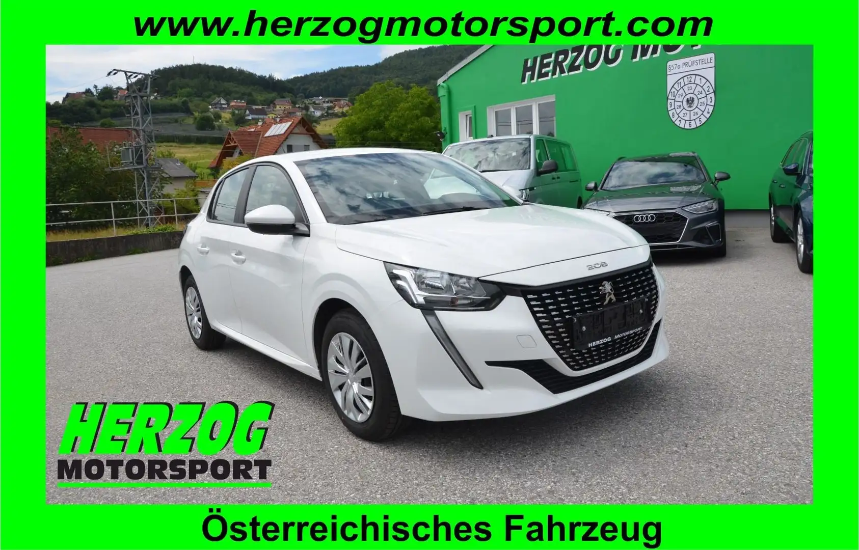 Peugeot 208 208 Active PureTech 75 S&S KLIMA TEMPO 1.Besitz Weiß - 1