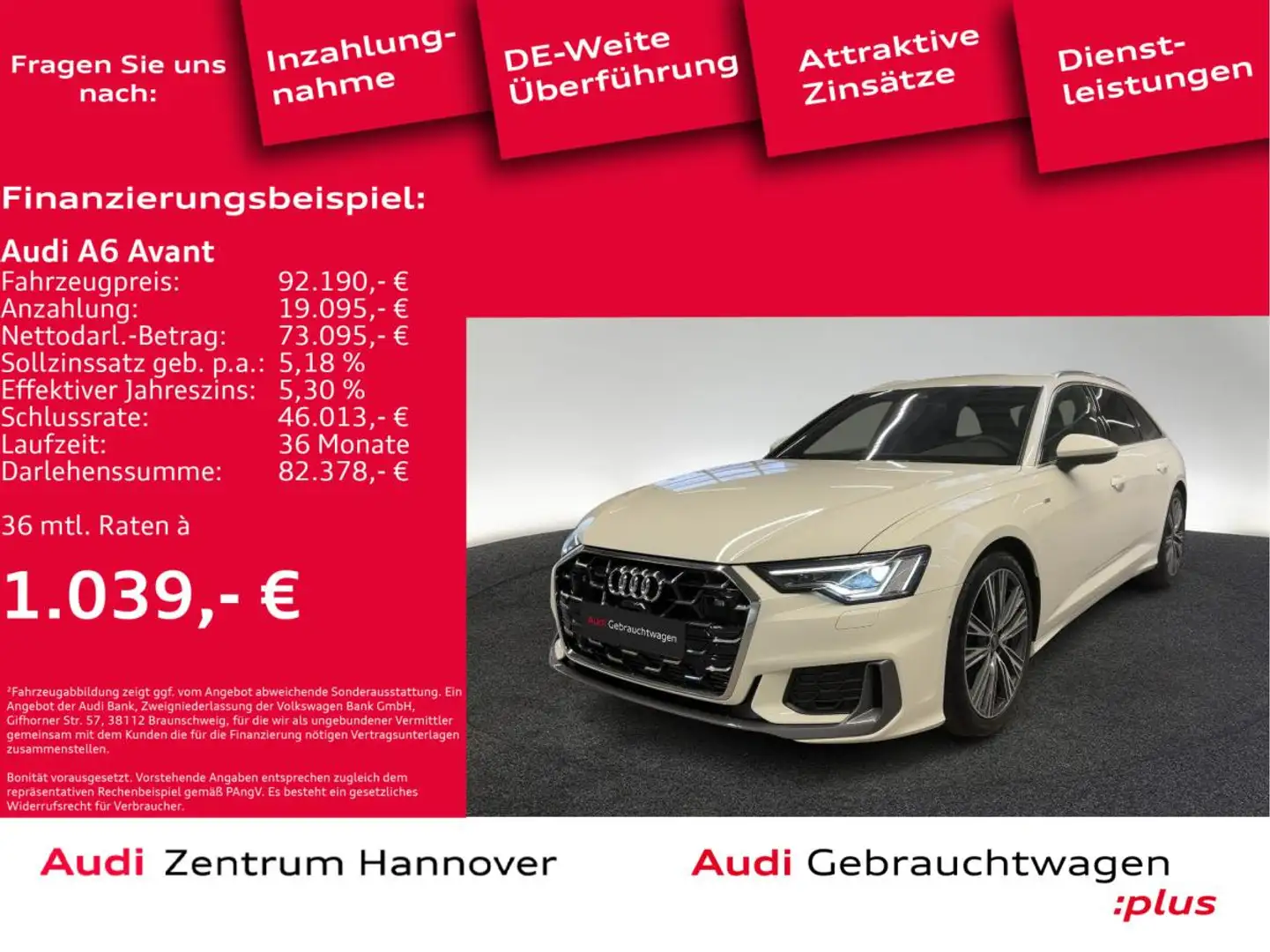 Audi A6 Avant S line 55 TFSI quattro S tronic Weiß - 2