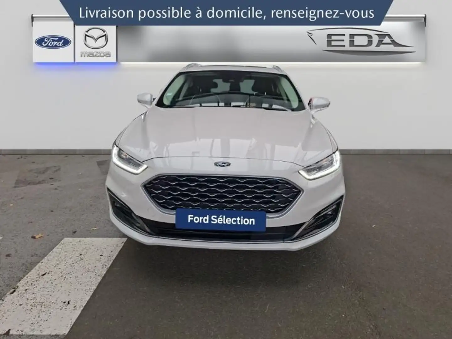 Ford Mondeo 2.0 HYBRID 187ch Vignale BVA 7cv Blanc - 2