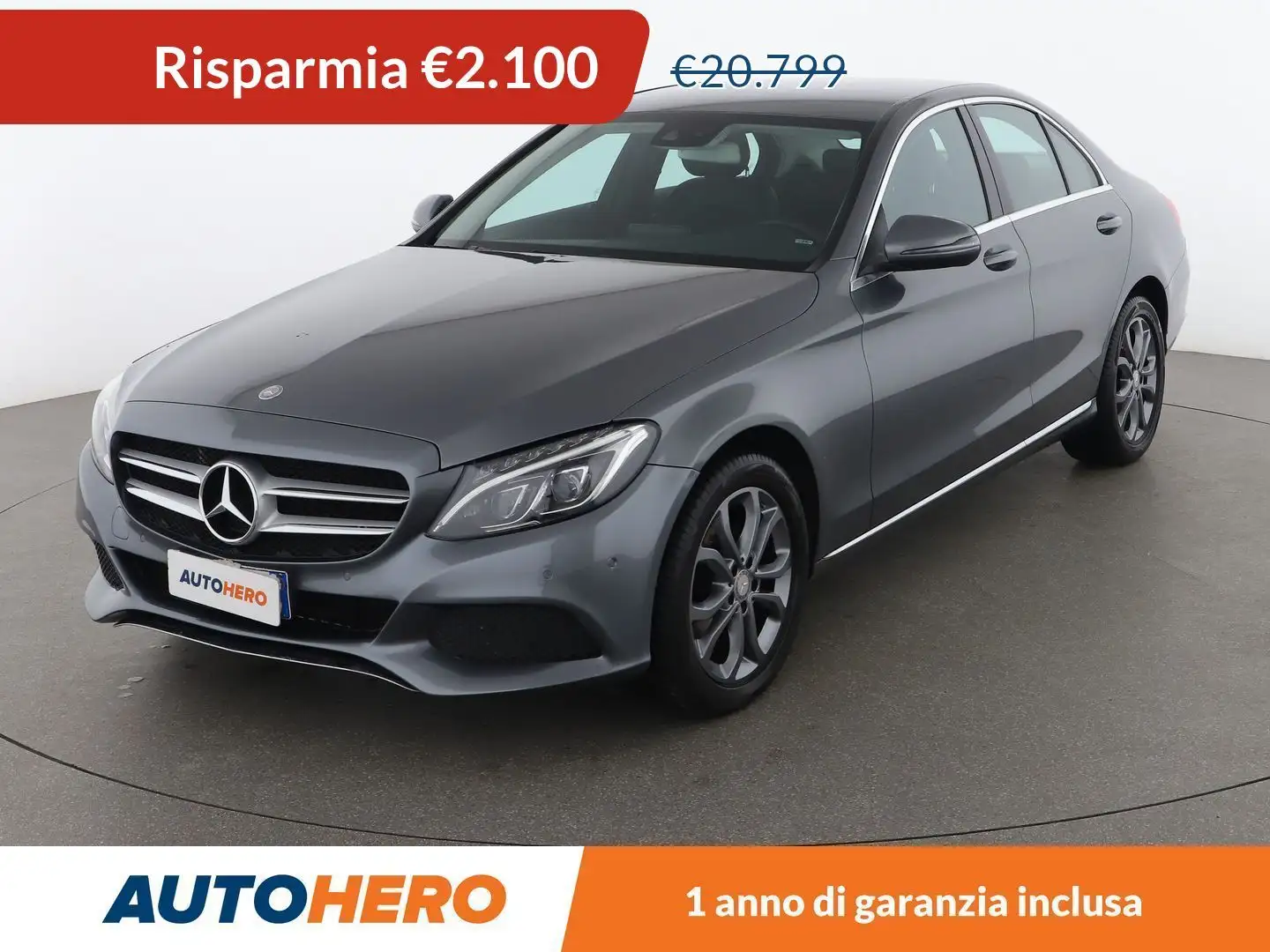 Mercedes-Benz C 200 C 200 d Sport Auto Grigio - 1