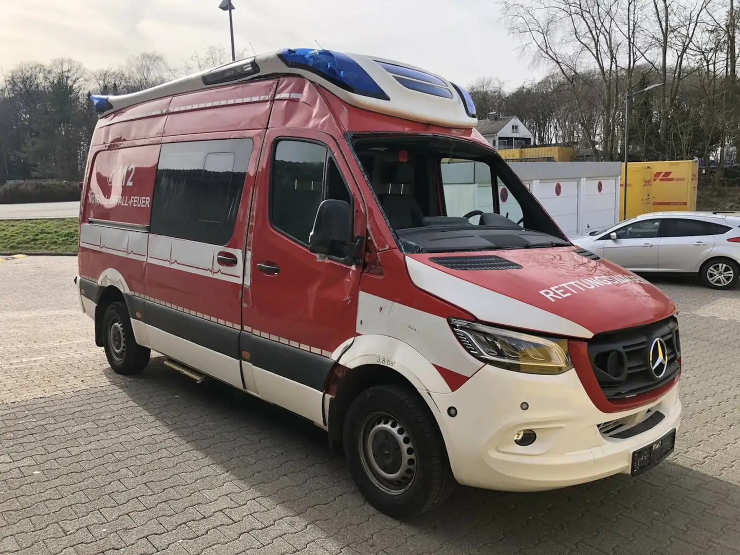 Mercedes-Benz Sprinter 416 CDI Rettungswagen, Automatik Weiß - 2