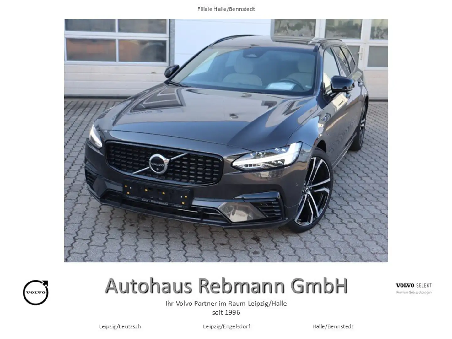 Volvo V90 T8 Ultimate Dark Plug-In Hybrid*B&W*360° Grijs - 1