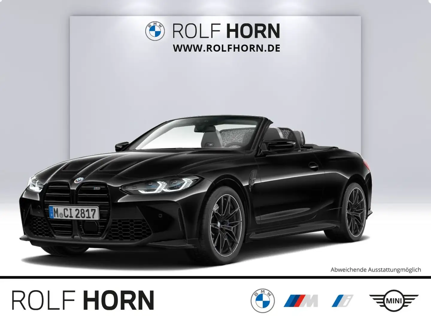 BMW M4 Competition xDrive Cabrio HUD Laser H/K RFK Schwarz - 1