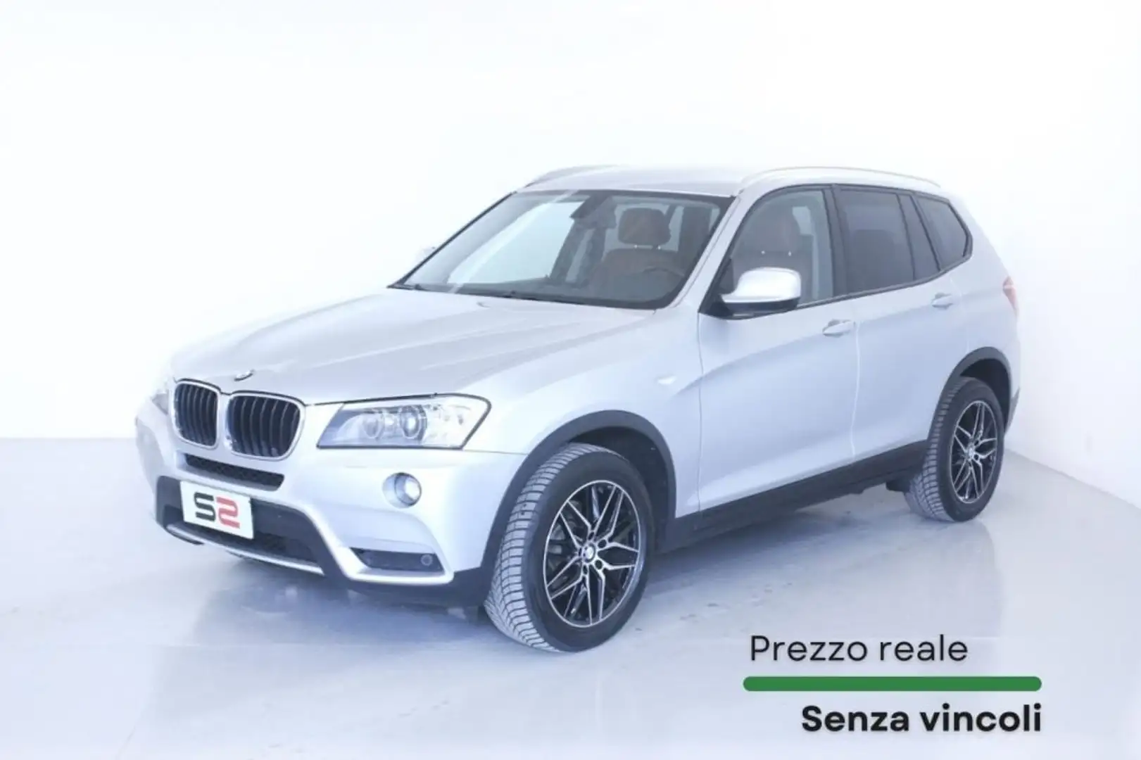 BMW X3 xDrive20d Futura/INT. PELLE/NAVI/FARI XENON Stříbrná - 1