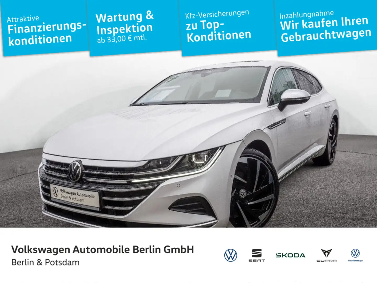 Volkswagen Arteon 2.0 TDI DSG Eleg P-Dach St Weiß - 1