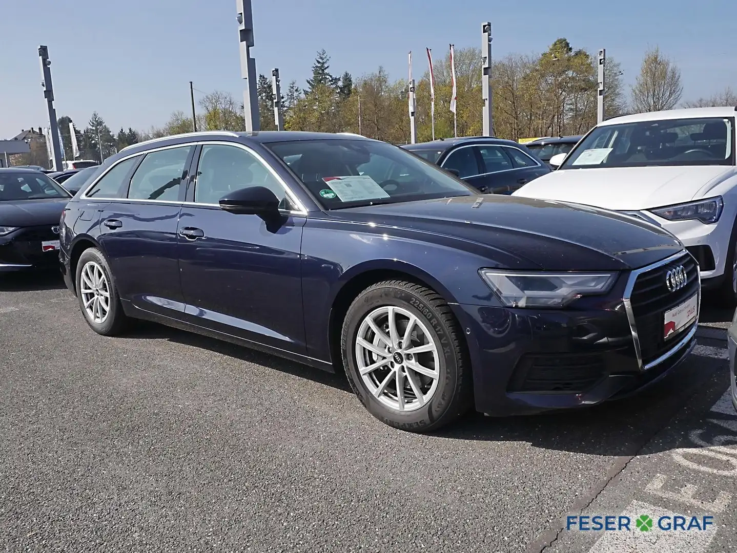 Audi A6 Avant 40 TDI S tronic Navi LED Tempomat AHK Blu/Azzurro - 2