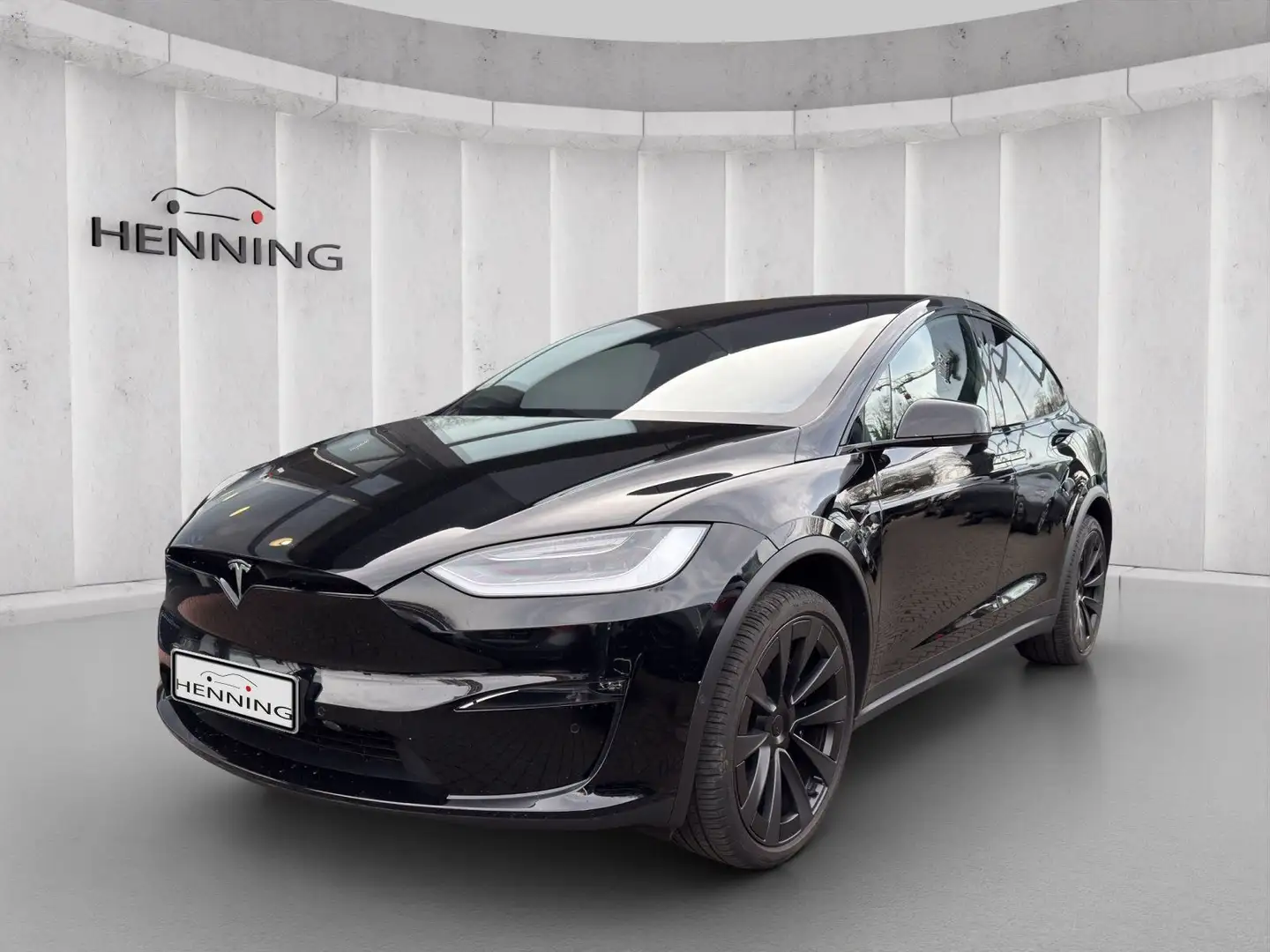 Tesla Model X Tri-Motor Plaid Allrad 1020 PS Černá - 1