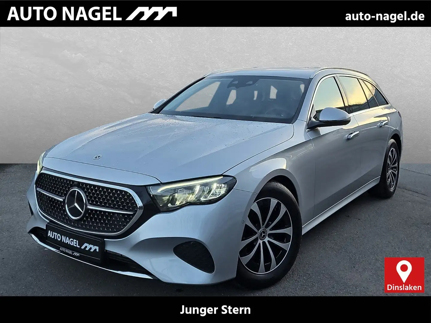 Mercedes-Benz E 220 E 220 d T-Modell +AHK+Distronic+LED Silver - 1