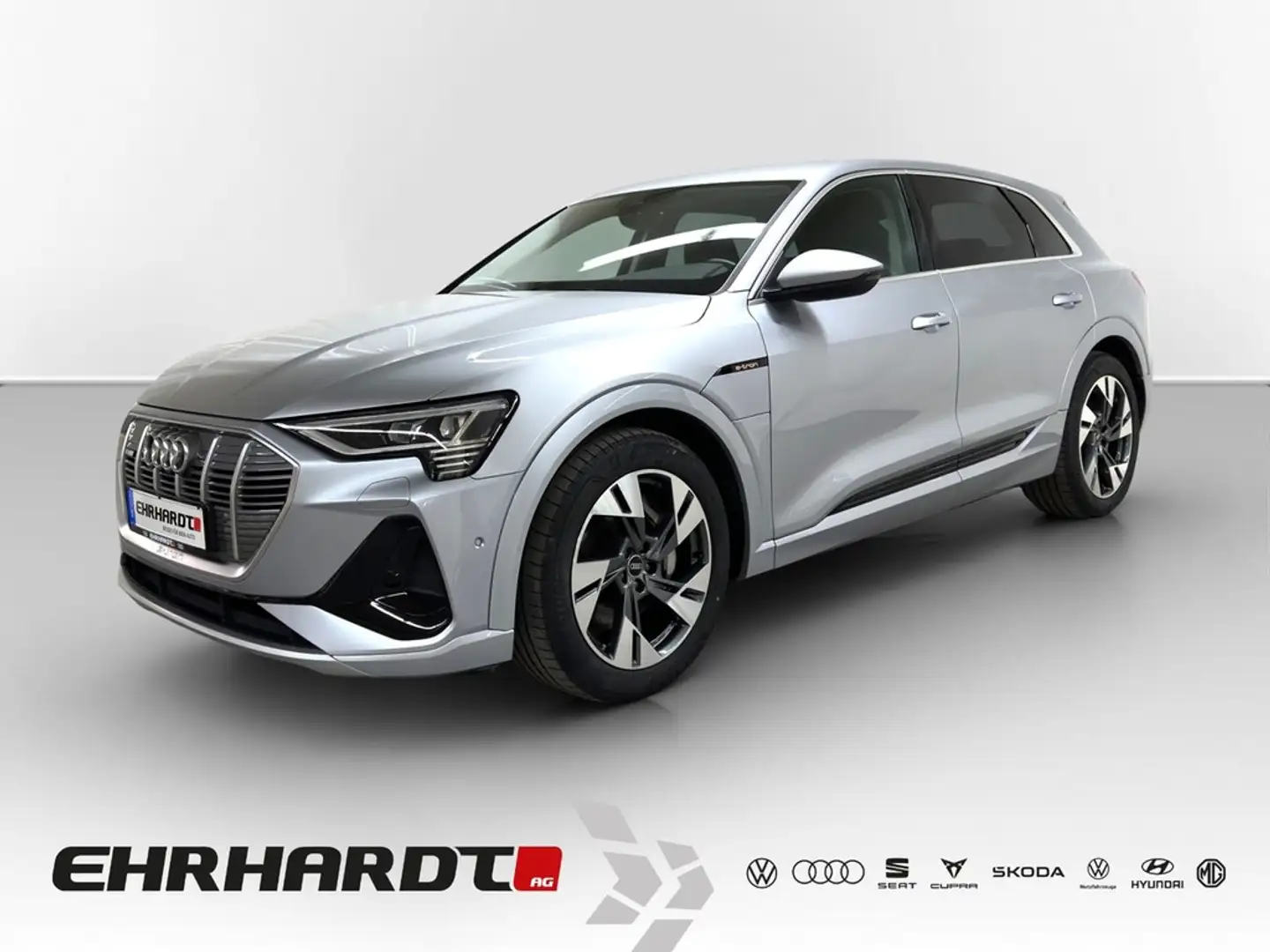 Audi e-tron 50 quattro S line AHK*MATRIX*NAV*SHZ*ACC*PDC*KA... Silber - 1