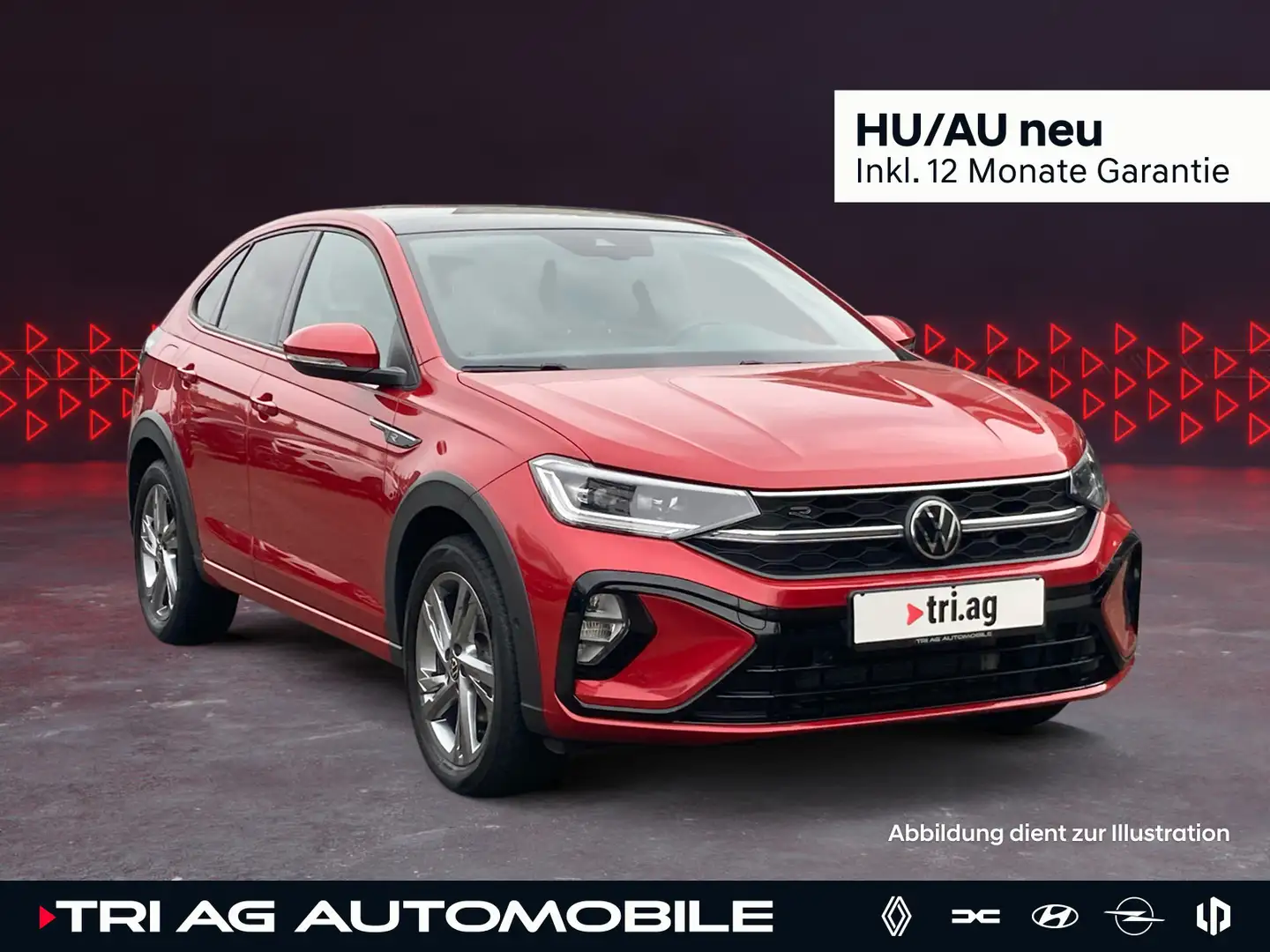 Volkswagen Taigo 1.5 TSI R-Line OPF GRA PDC SHZ LED Navi Kl Rouge - 1