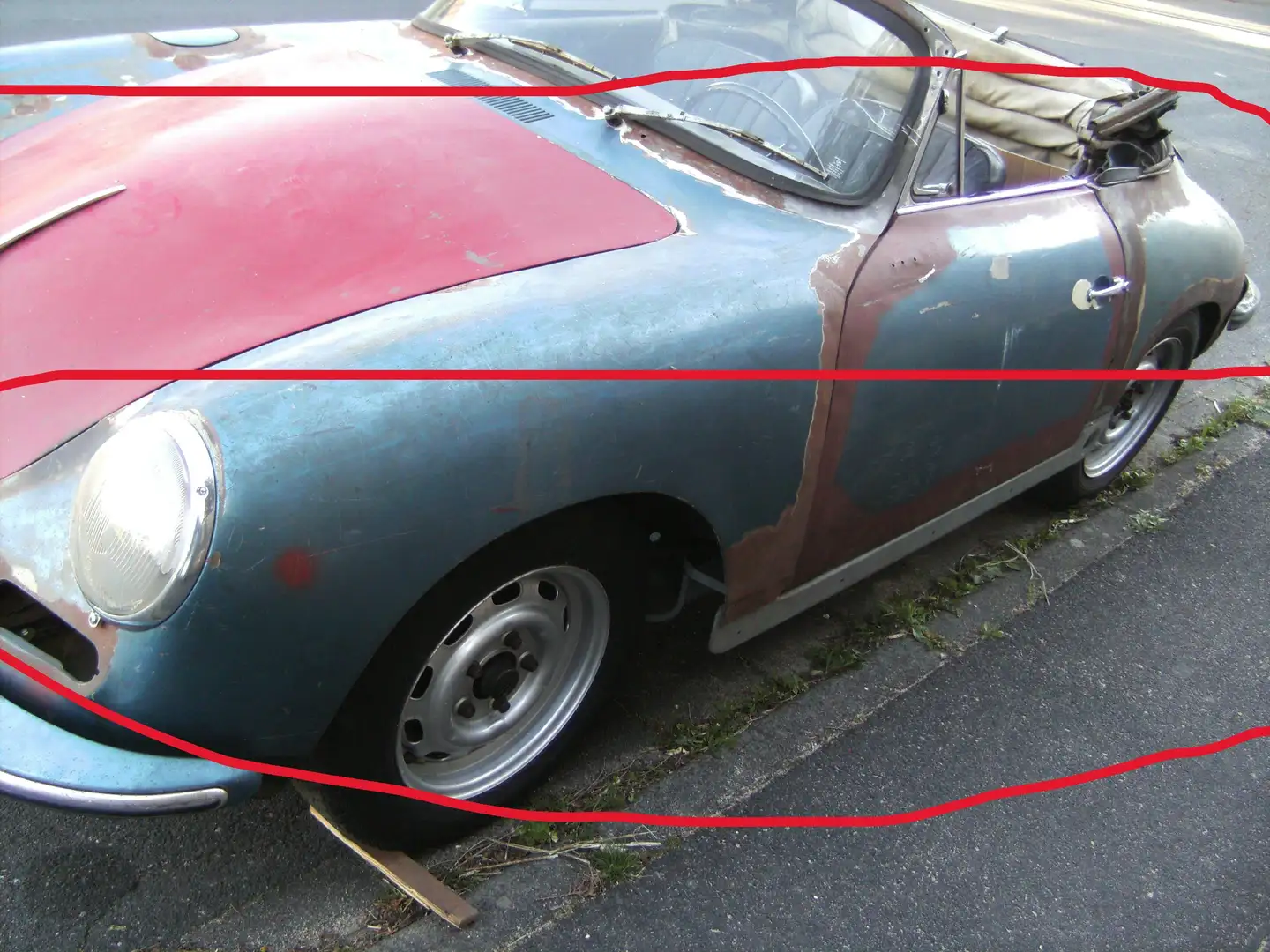 Porsche 356 SC Cabriolet Polizei Alb - 2