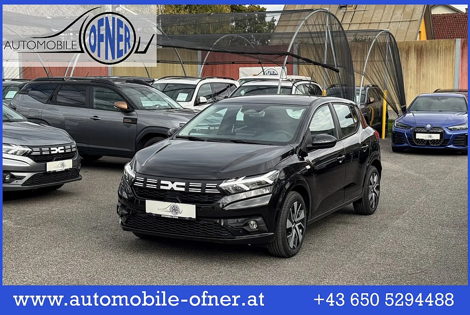 Dacia Sandero Expression TCe 90 CVT LED PDC Kamera Klimaautom... Schwarz - 1