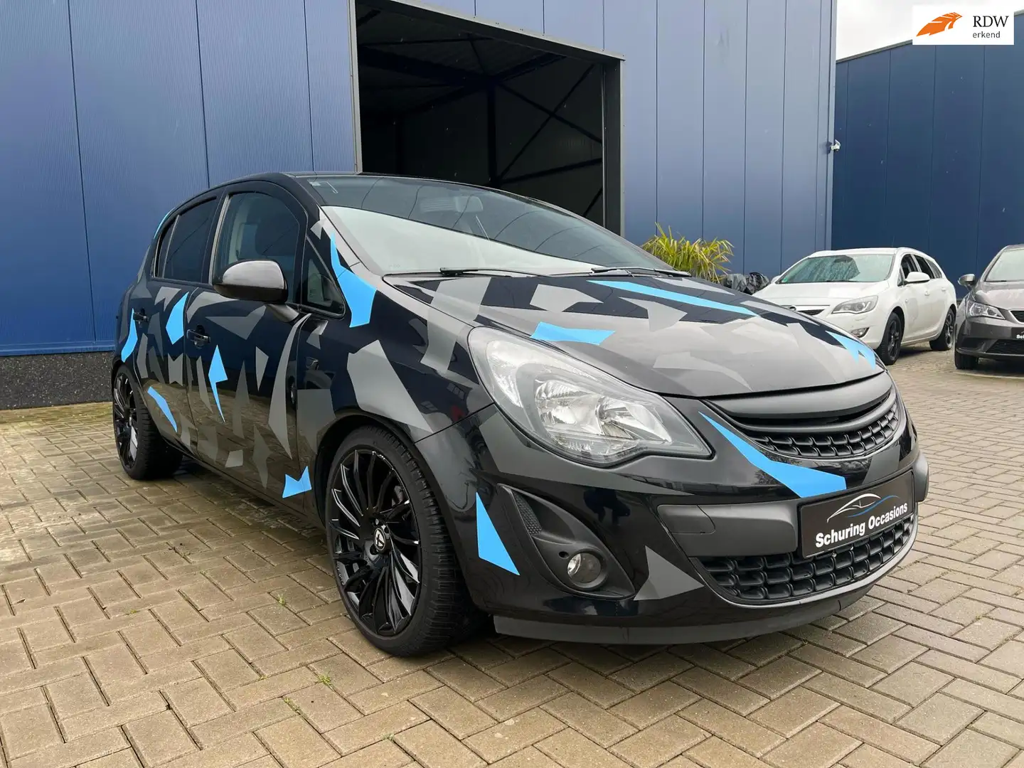 Opel Corsa 1.2-16V Cosmo / UNIEK! / AIRCO / H&R VERLAGING / E Schwarz - 1