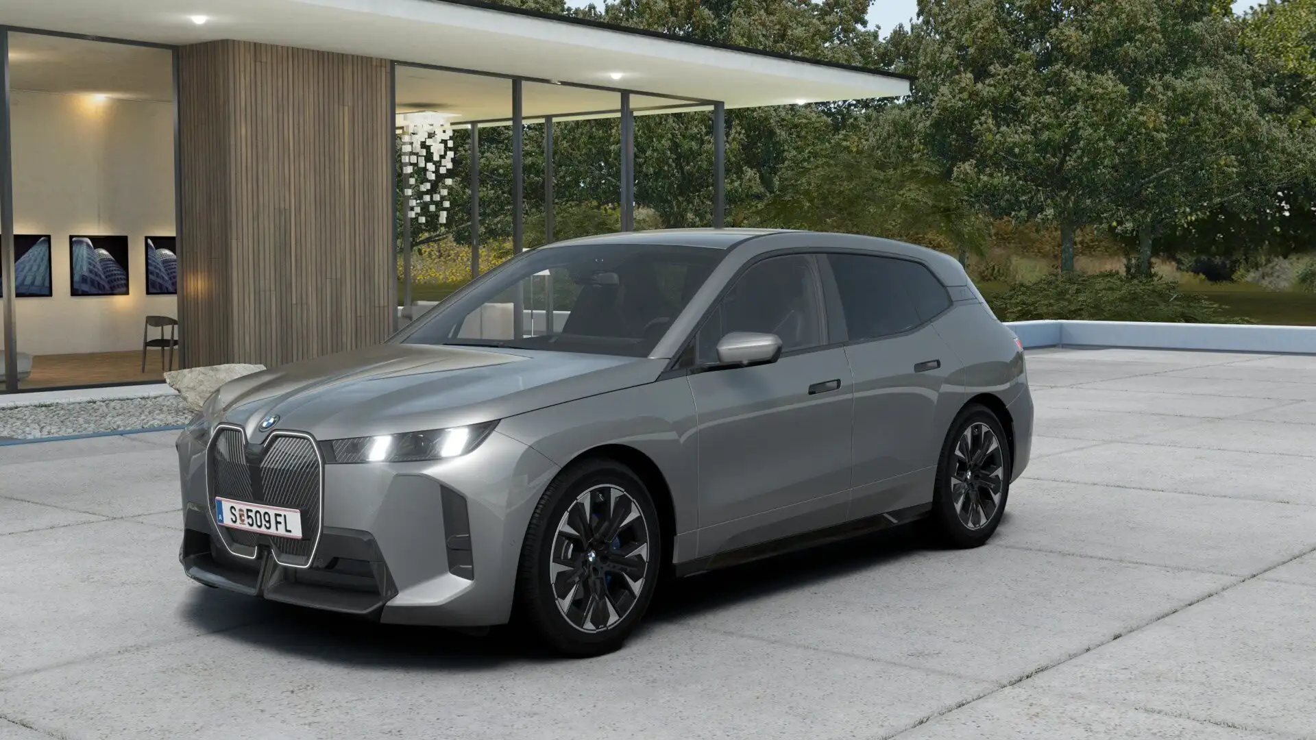 BMW iX xDrive45 I20 Silber - 1