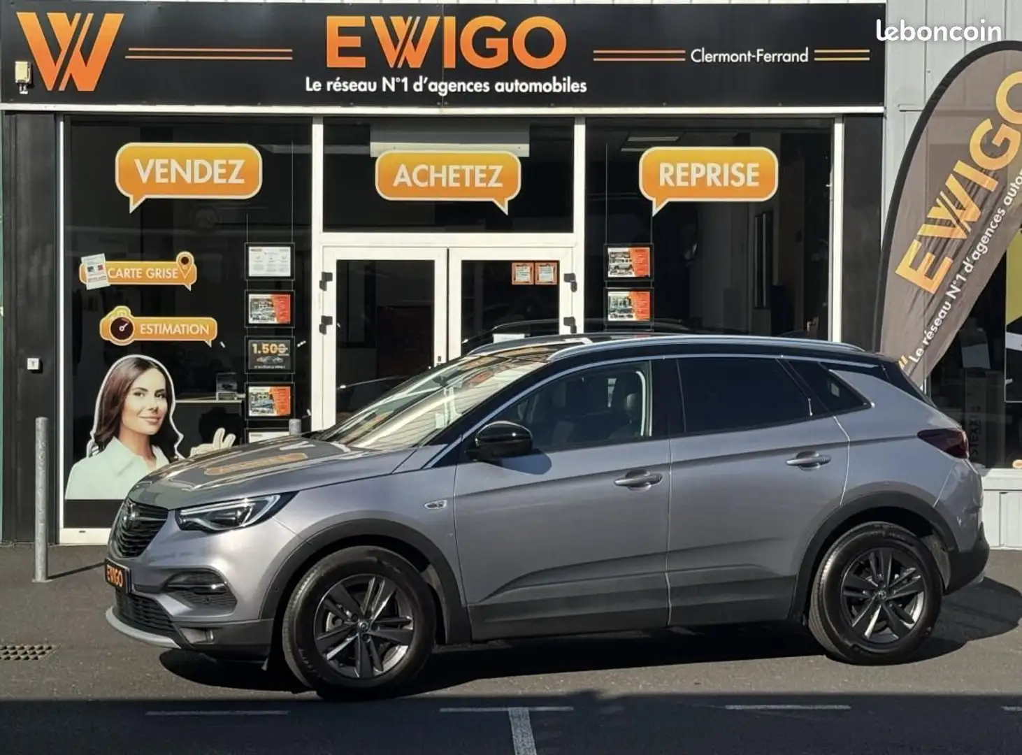 Opel Grandland X 1.5 D 130CH DESIGN LINE 4X2-CAMERA DE RECUL-ANDROI Gris - 1