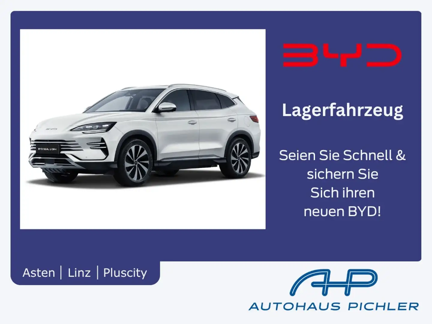 BYD Seal U DM-i PHEV 18,3kWh AWD Design LAGER AKTION Schwarz - 1