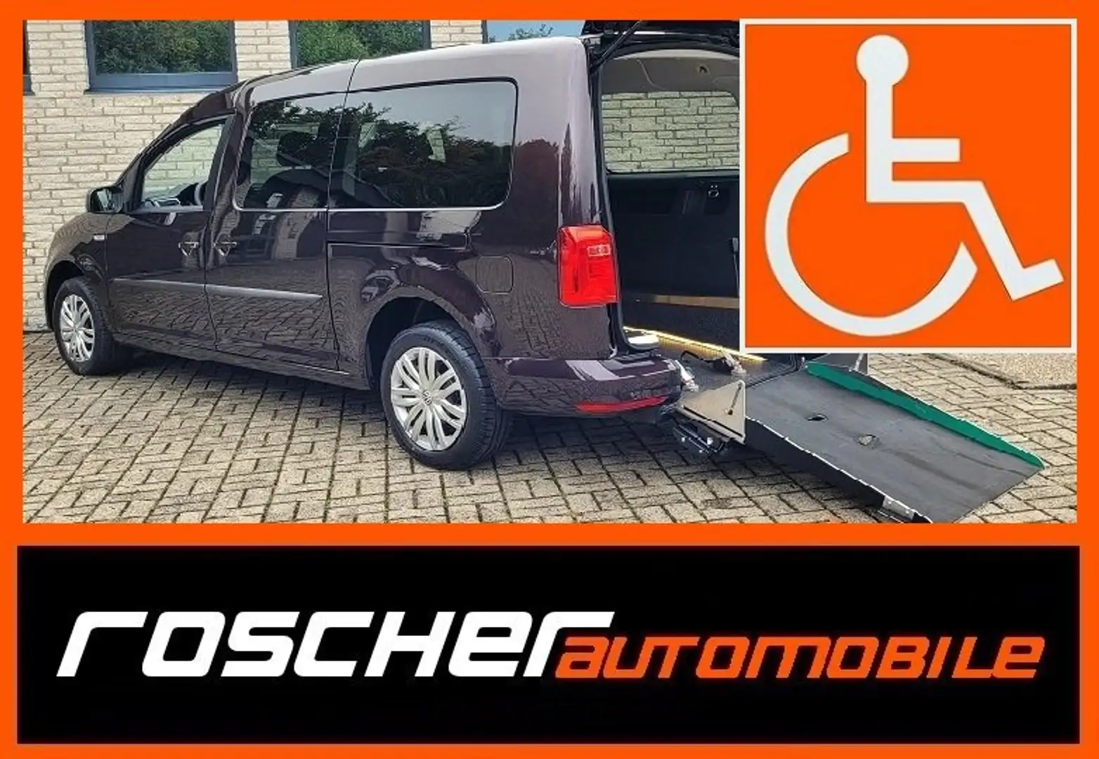Volkswagen Caddy Maxi *Rollstuhlrampe*Flexrampe*Automatik* Burdeos - 1