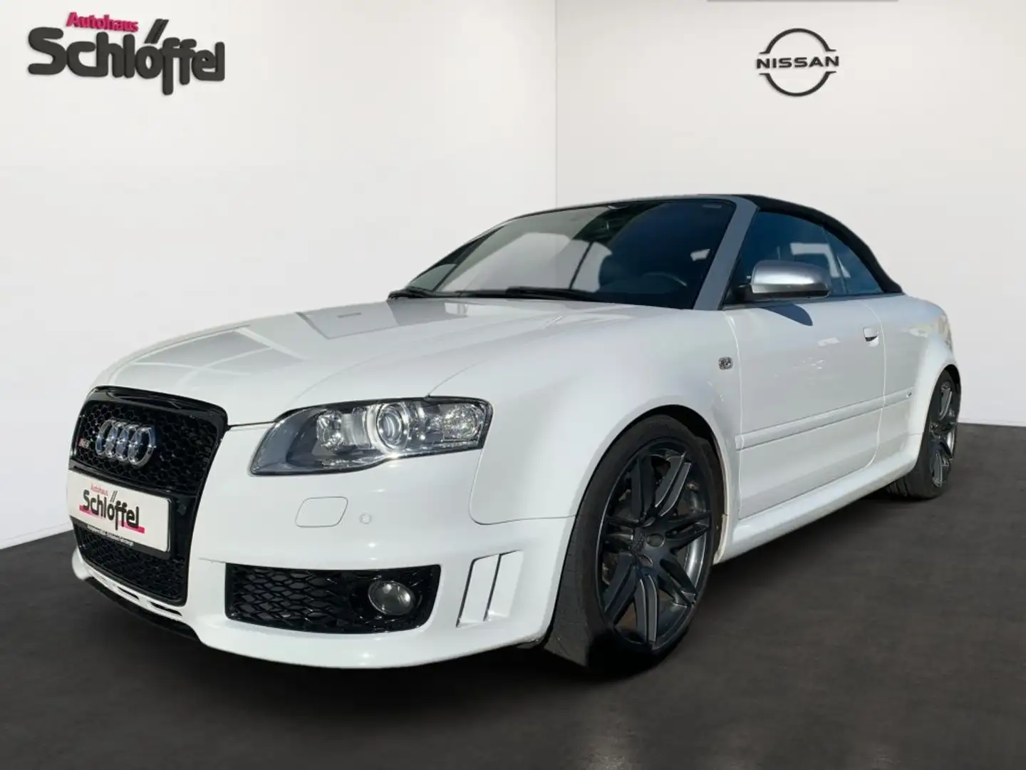 Audi RS4 Cabriolet Blanc - 1