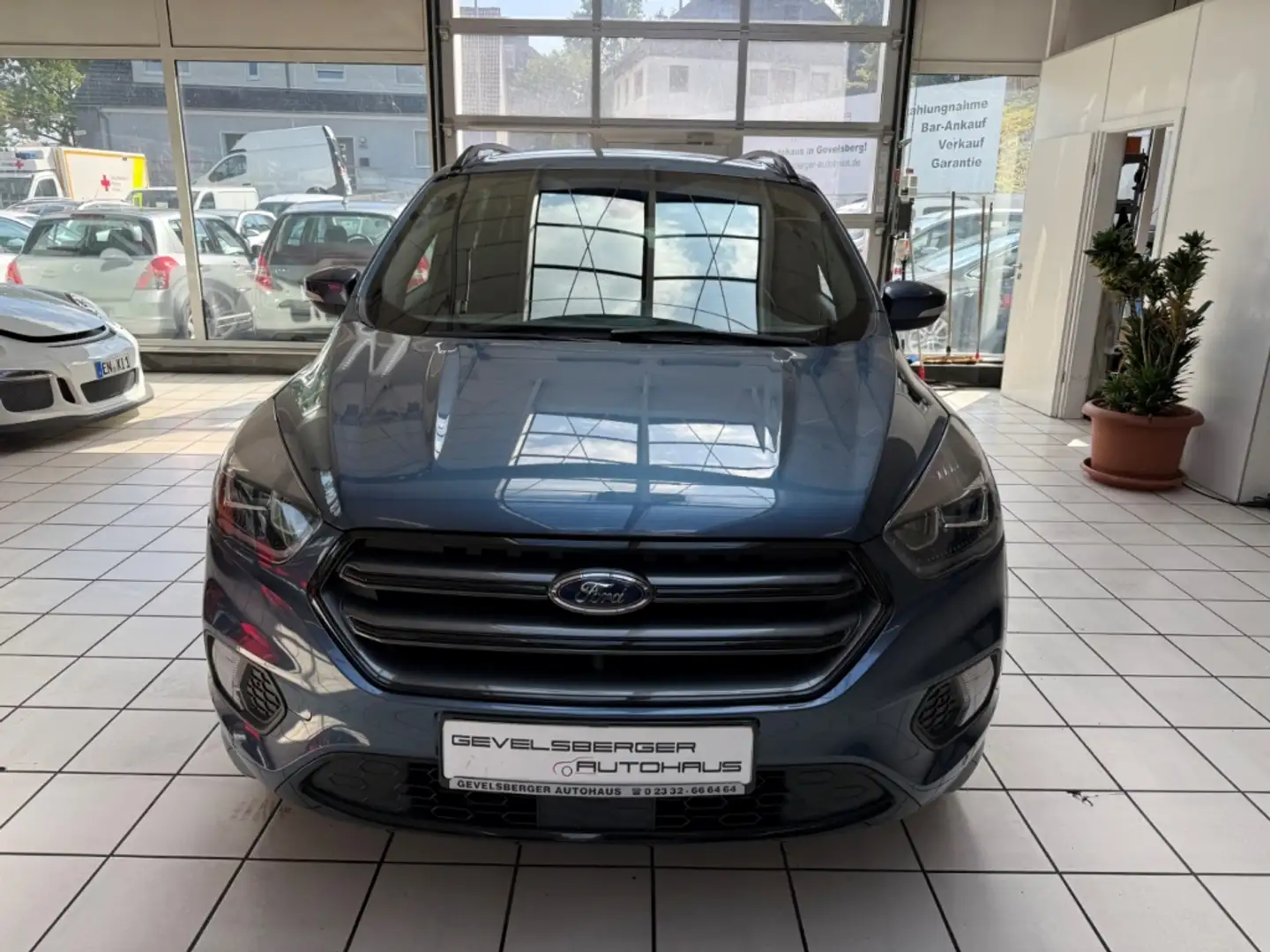 Ford Kuga ST-Line 1.5 Navi AHK-abnehmbar Alufelgen Blauw - 2