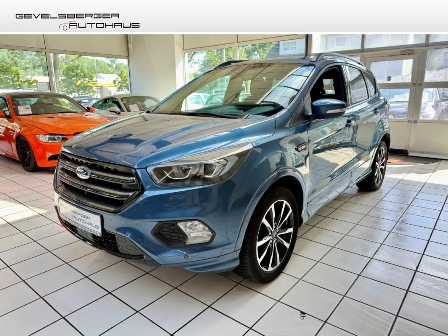 Ford Kuga ST-Line 1.5 Navi AHK-abnehmbar Alufelgen Blauw - 1