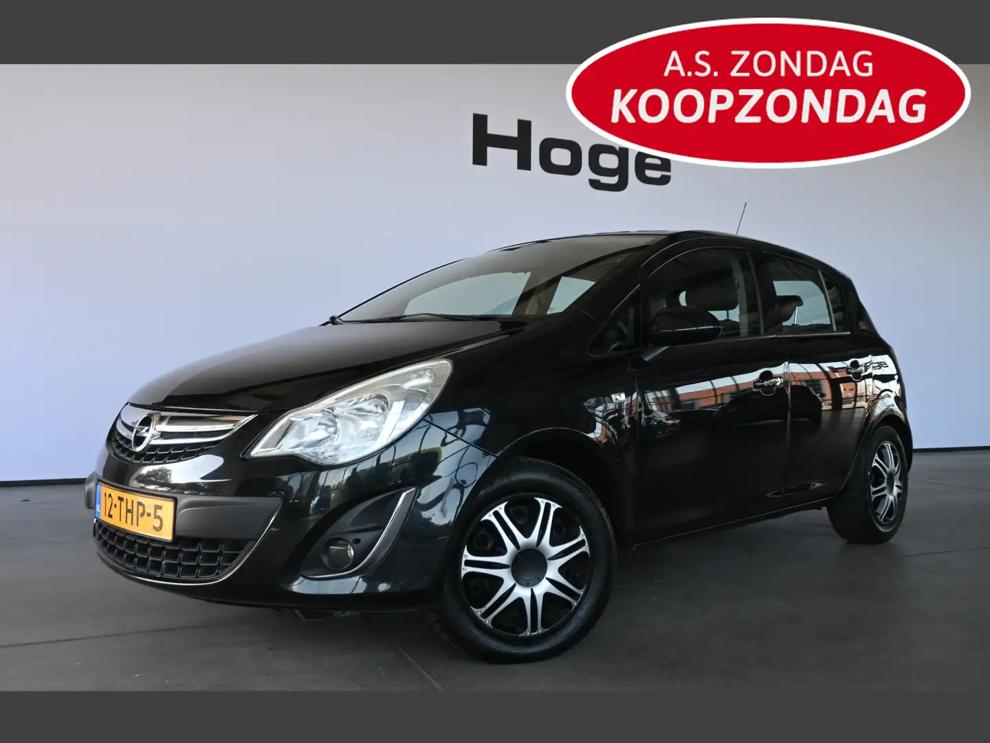 Opel Corsa 1.3 CDTi EcoFlex S/S Anniversary EditionAirco Crui Schwarz - 1