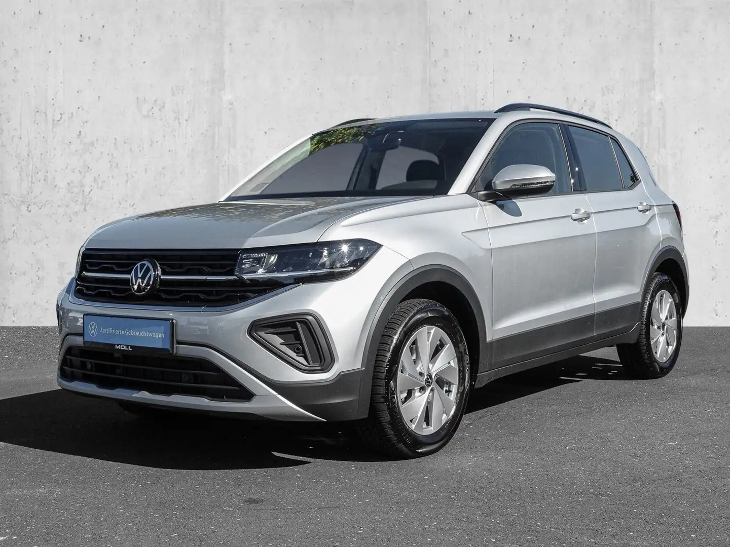 Volkswagen T-Cross 1.0 TSI DSG Life AUT KAM LED LM PDC SHZ Silber - 2