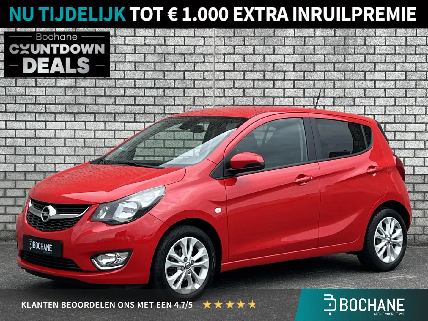 Opel Karl 1.0 ecoFLEX Innovation | Apple CarPlay / Android A Rouge - 1