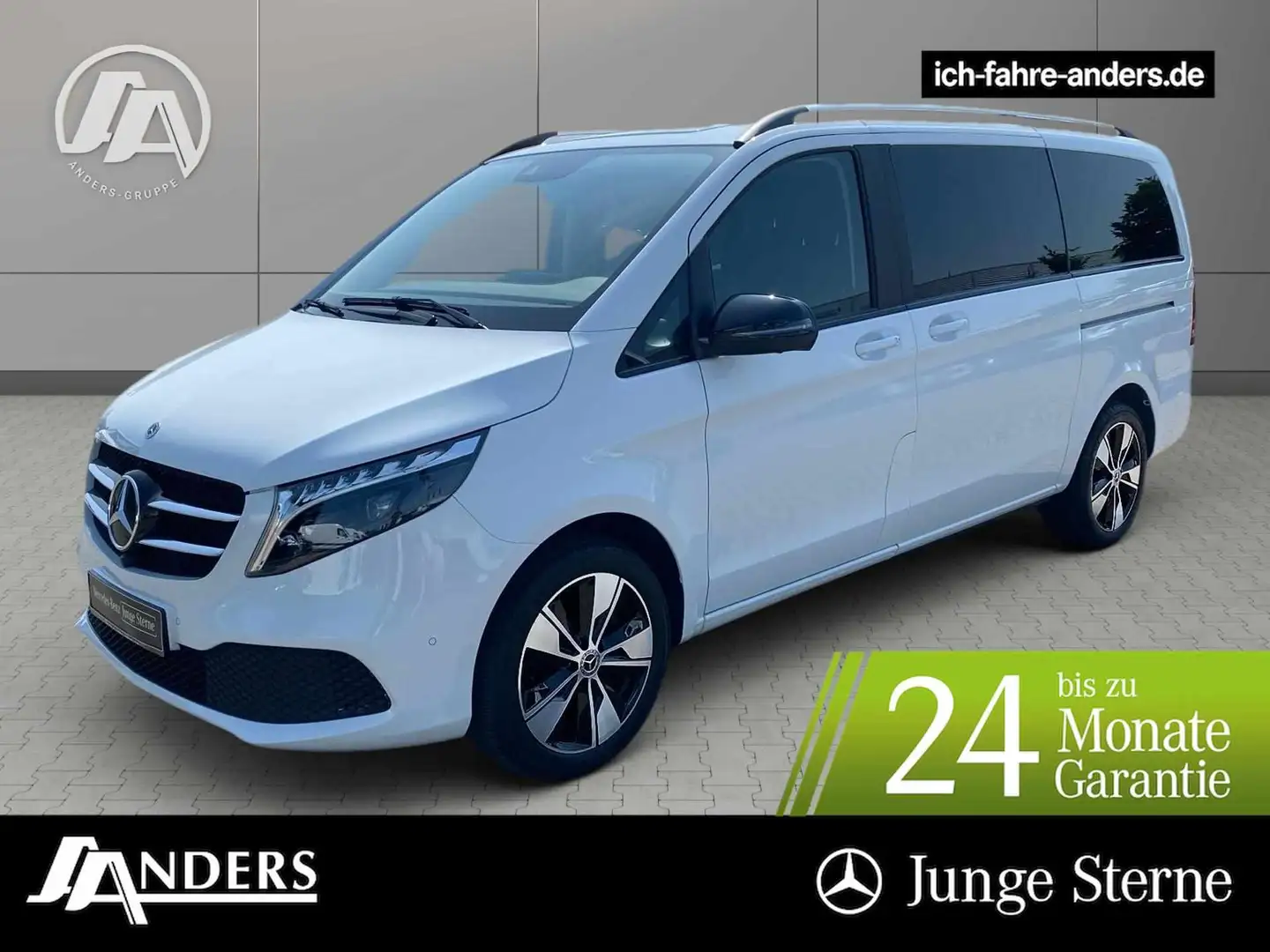 Mercedes-Benz V 300 AVANTGARDE Lang Standhz*LED*AHK 2,5t*Leder Weiß - 1