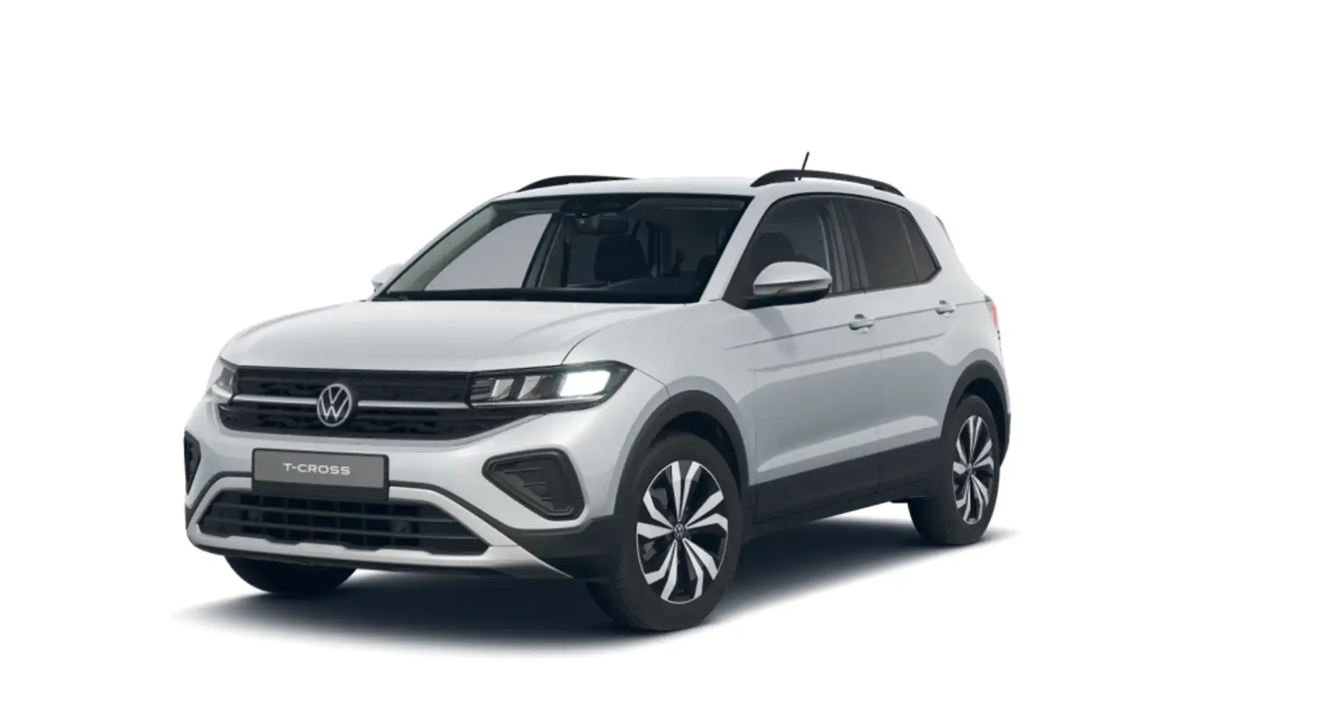 Volkswagen T-Cross 1.0 TSI Más Aut. 85kW Plateado - 1