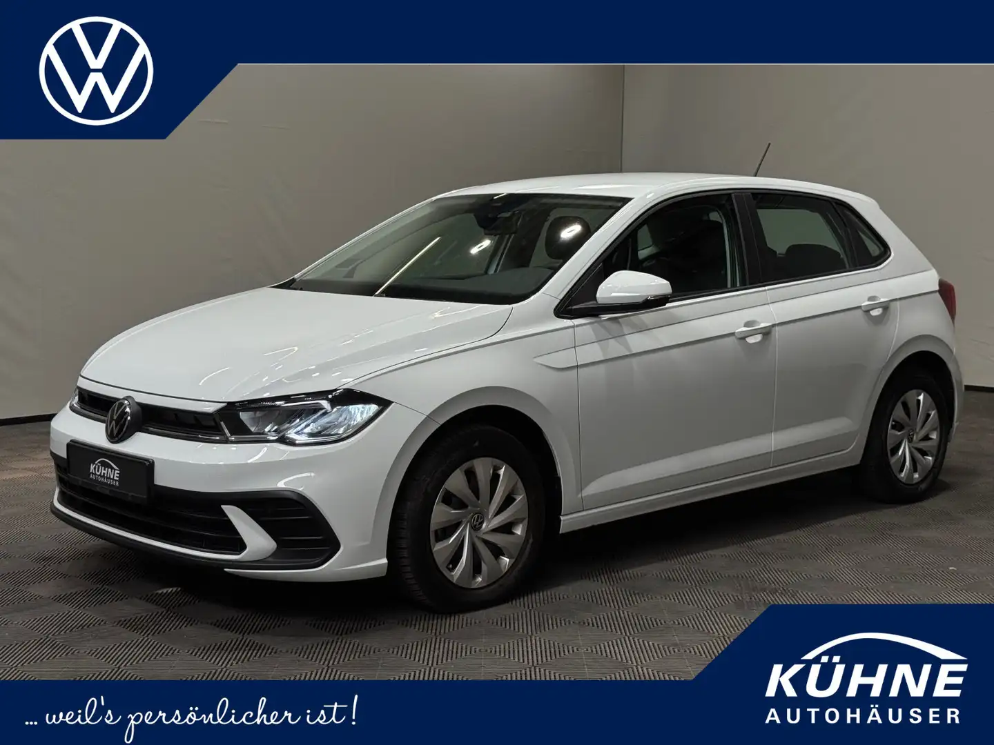 Volkswagen Polo 1.0 | LED DAB BLUETOOTH KLIMA SITZHEIZUNG Weiß - 1