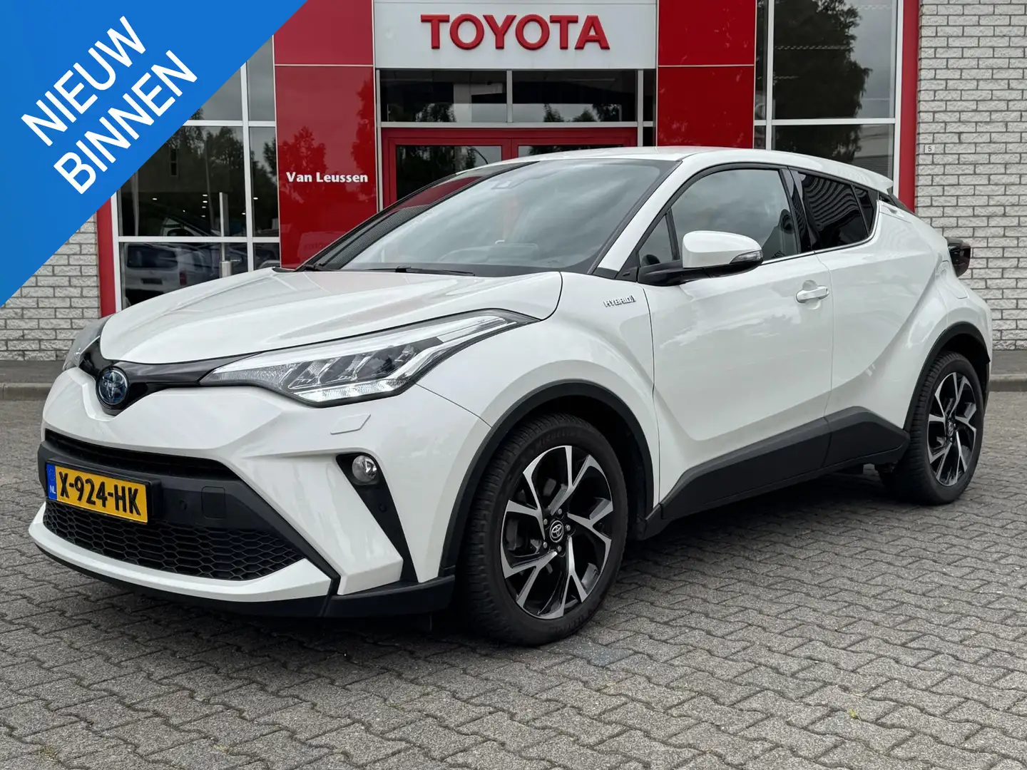 Toyota C-HR 1.8 HYBRID DYNAMIC APPLE/ANDROID STOEL/STUURVERW P Bianco - 1