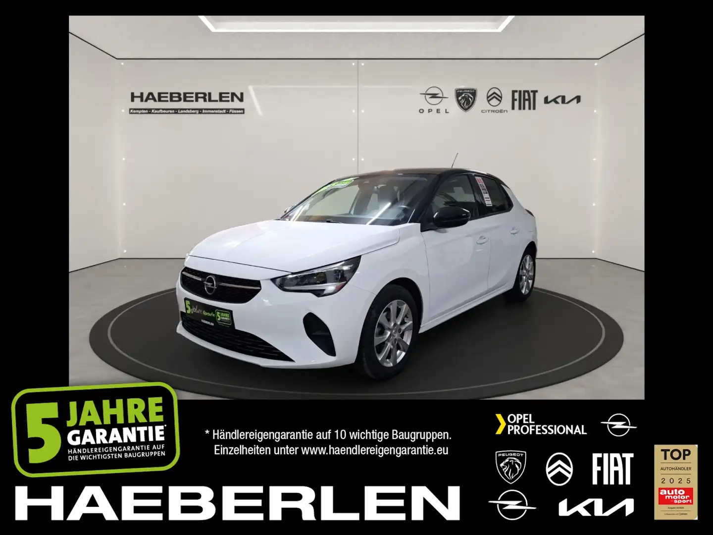 Opel Corsa F 1.2 Edition Navi+SHZ+Kam.+LM+PDC+SpurH Blanco - 1