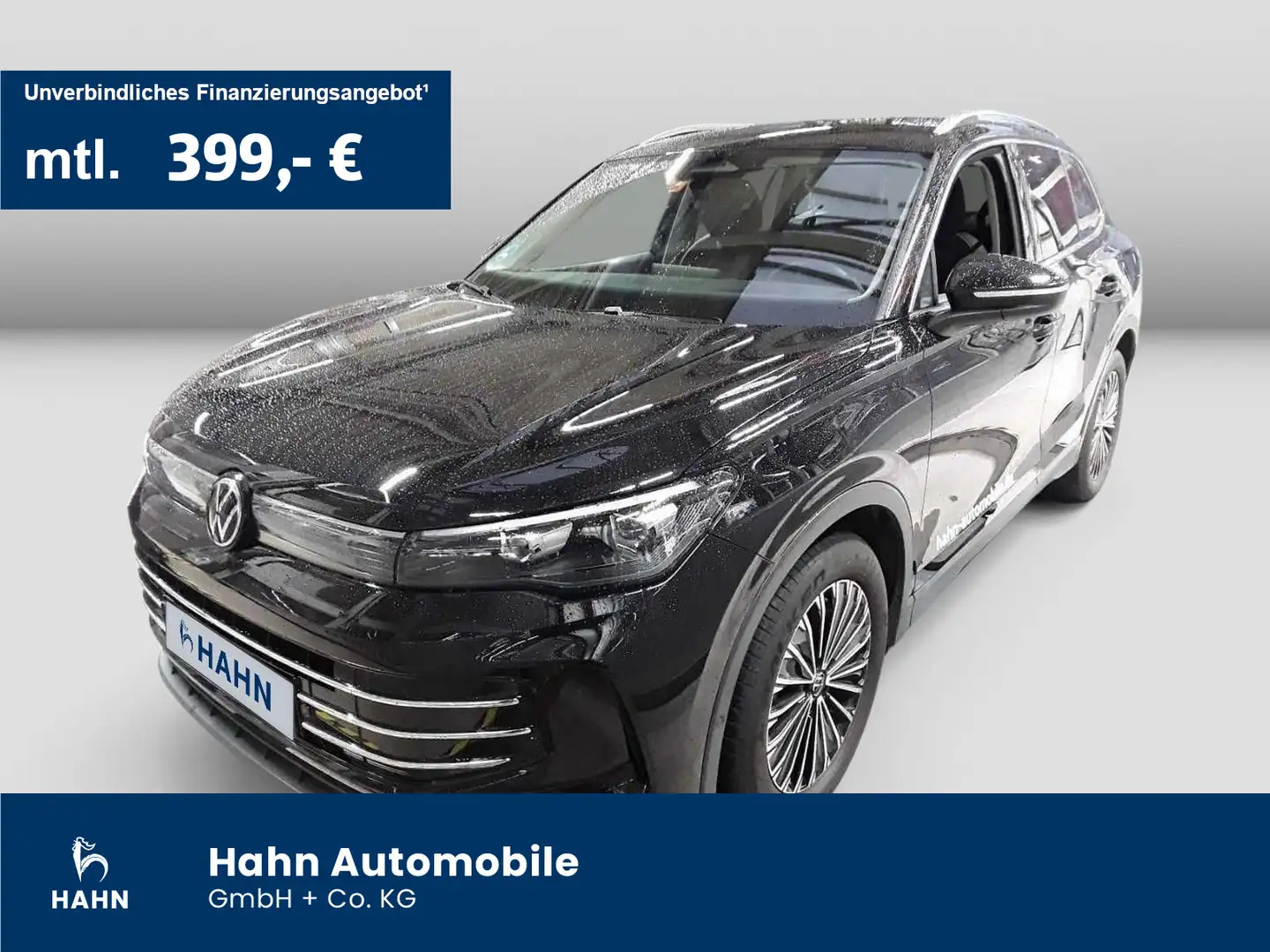 Volkswagen Tiguan 2.0TDI DSG Elegance AHK Cam HuD LED+ Navi Schwarz - 1